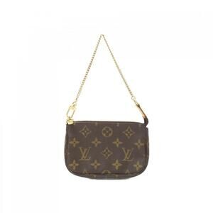 LOUIS VUITTON Authentic Brown Monogram Pochette Pouch